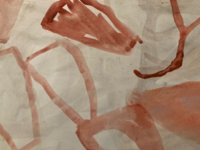 Painting Peinture Gouache Dessin Aurel Cojan Expressionnisme Abstrait Art 1990