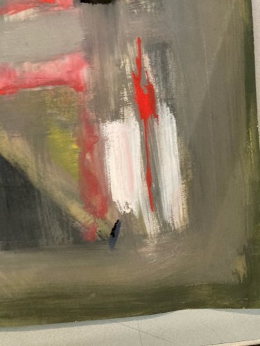 Painting Peinture gouache dessin Portrait Homme 1970 Art Dessin À Identifier XXe