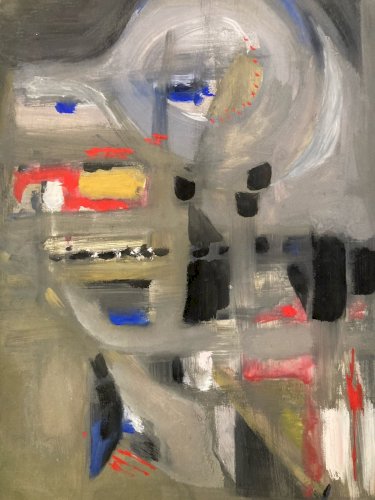 Painting Peinture gouache dessin Portrait Homme 1970 Art Dessin À Identifier XXe