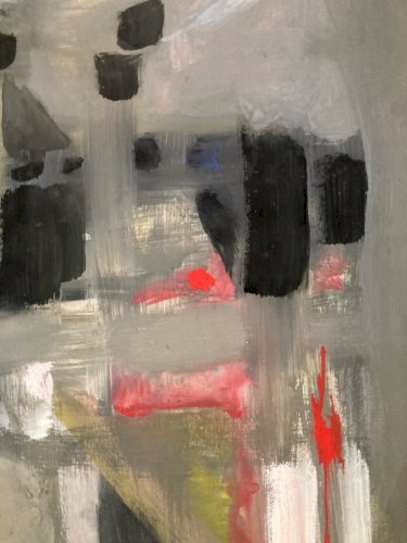 Painting Peinture gouache dessin Portrait Homme 1970 Art Dessin À Identifier XXe