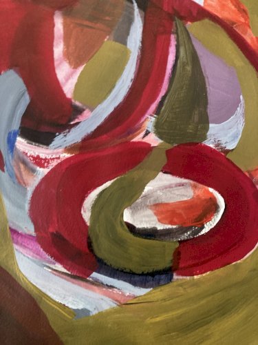 Painting Peinture gouache dessin Portrait XXe Homme 1970 Art No Francis Bacon