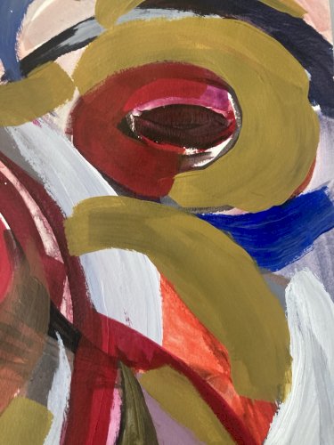 Painting Peinture gouache dessin Portrait XXe Homme 1970 Art No Francis Bacon