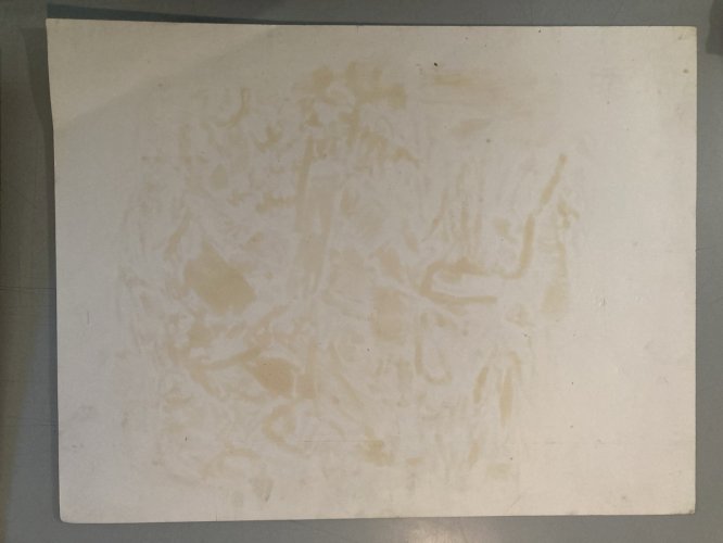 Painting Peinture Huile dessin abstrait 1990 Art Abstraction Tableau Drawing XXe