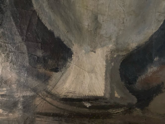 Painting Peinture Huile Sur Toile Début XXe 1930 Ancien Art Old Nature Morte