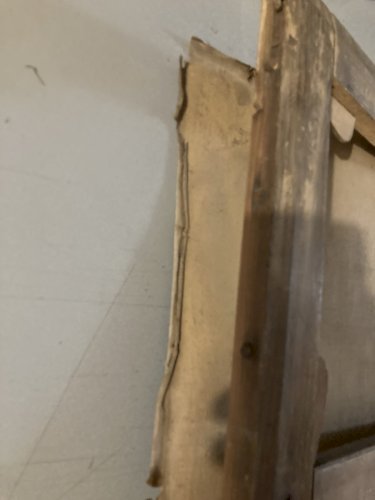 Painting Peinture Huile Sur Toile XIXe Jesus Christ Crucifixion Religion Art Old