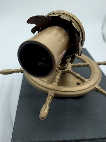 Paire d' appliques marine en laiton massif.