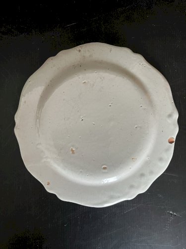 Paire d' Assiettes  Malicorne  Pouplard Beatrix -  Fin XIXe/Début XXe Sarthe