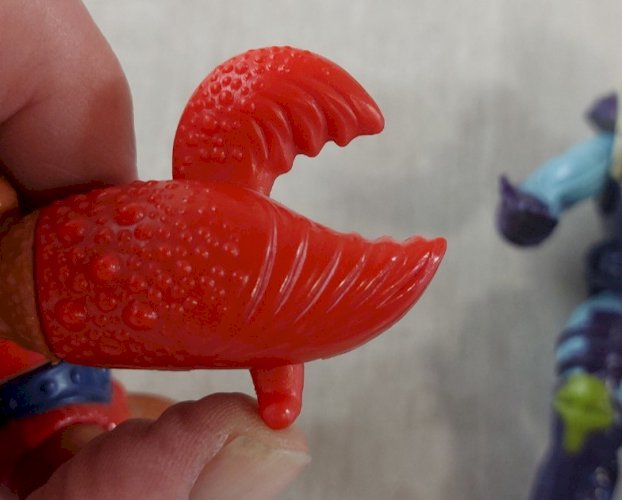 Paire d'anciennes figurines, He Man / Motu, Skeletor + Clawful, vintage ^