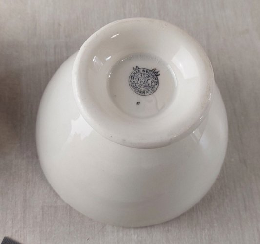 Paire danciens bols, en céramique, Boch La Louvière, vintage