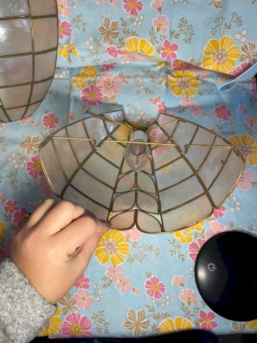 Paire d’applique en nacre