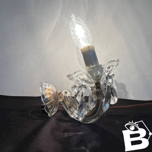 Paire d’appliques à pampilles