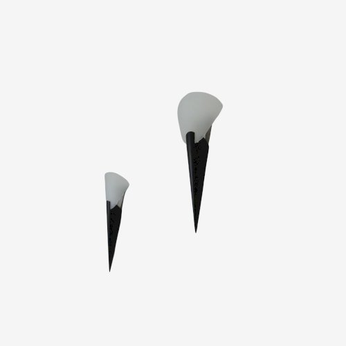 PAIRE DAPPLIQUES EDITION LUCIEN GAU MODELE LICORNE - NACO STUDIO - ANNEES 80