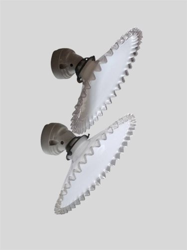 Paire d’appliques en opaline