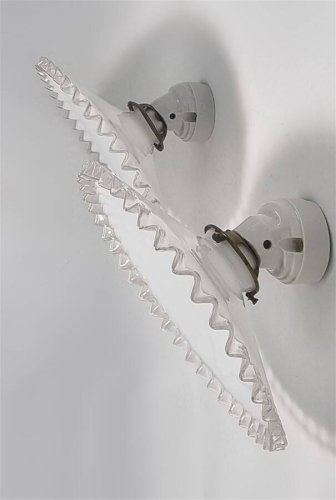 Paire d’appliques en opaline