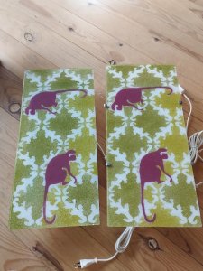 Paire d'appliques "Gyllen Jungle" neuves en boîte – IKEA vintage, 1990