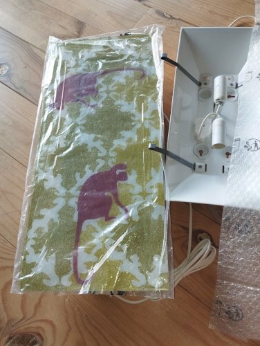 Paire d'appliques "Gyllen Jungle" neuves en boîte – IKEA vintage, 1990