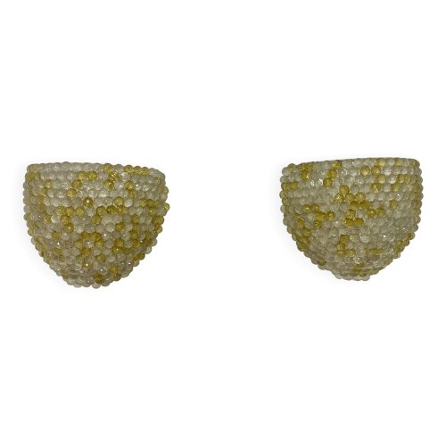 Paire d’appliques murales vintage – Années 70