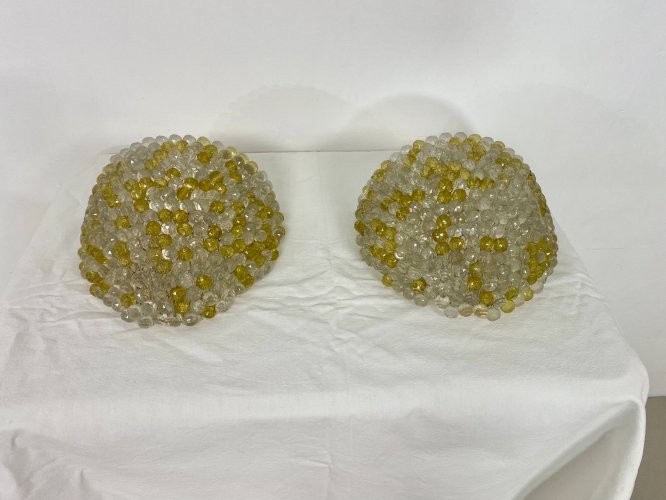 Paire d’appliques murales vintage – Années 70