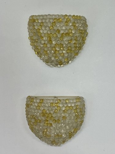 Paire d’appliques murales vintage – Années 70