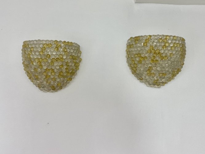 Paire d’appliques murales vintage – Années 70