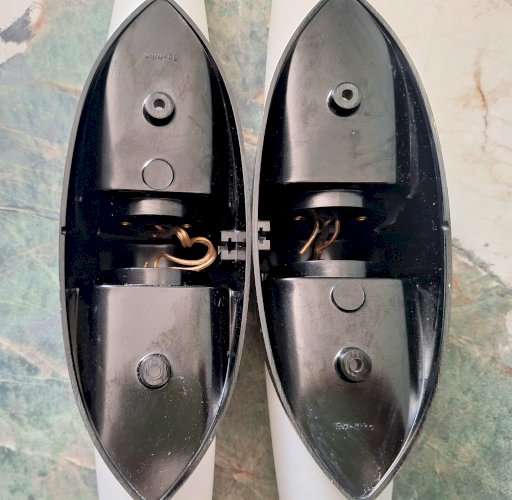 Paire d’appliques murales vintage Bo Niko, luminaires design vintage