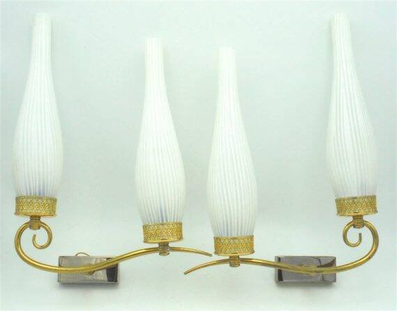 Paire dappliques murales