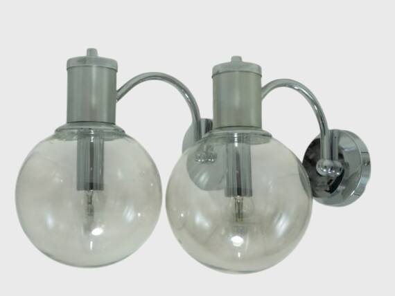 Paire dappliques murales