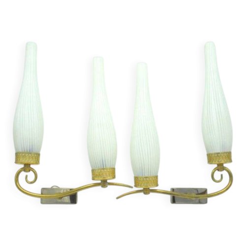 Paire dappliques murales