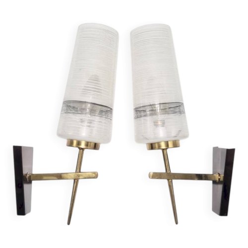 Paire dappliques murales