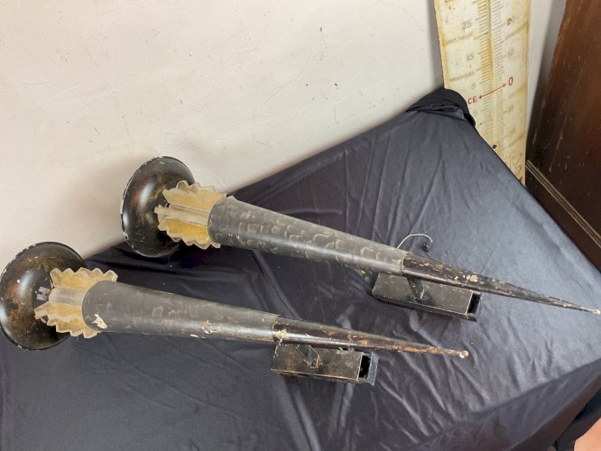 Paire d’appliques vintage  – design jean François crochet pour terzani année 80