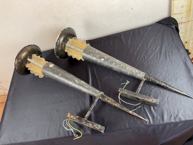 Paire d’appliques vintage  – design jean François crochet pour terzani année 80