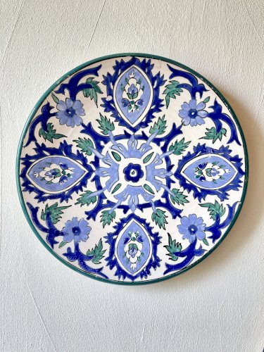Paire d'assiettes décoratives en céramique de Nabeul, années 1960-1970
