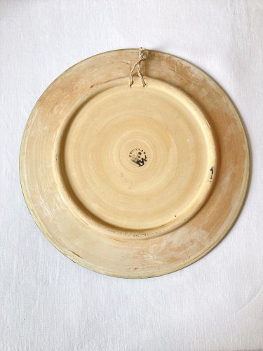 Paire d'assiettes décoratives en céramique de Nabeul, années 1960-1970