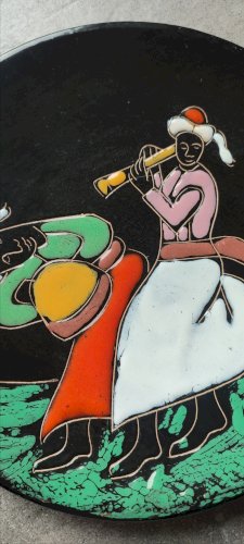 Paire d'assiettes murales vintage Nabeul (Années 50/60)