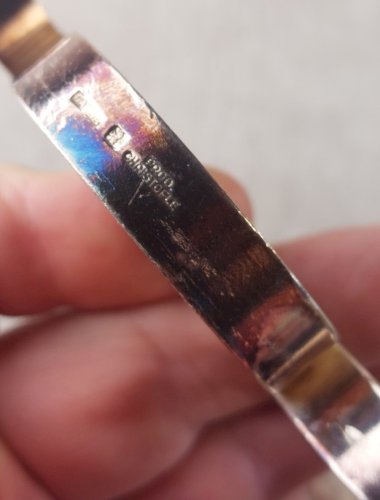 Paire de 2 anciens dessous de bouteille, Christofle arabesque ^