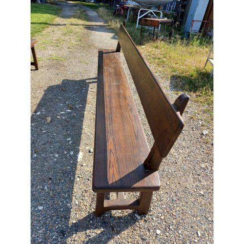 Paire de Bancs en Chéne Massif