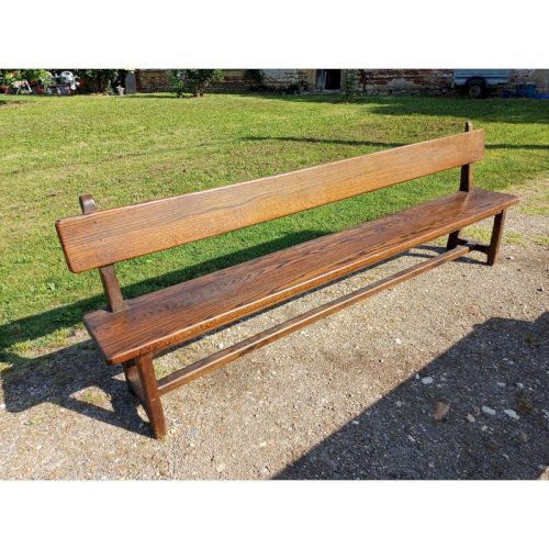 Paire de Bancs en Chéne Massif