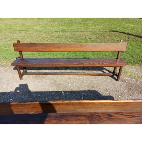 Paire de Bancs en Chéne Massif