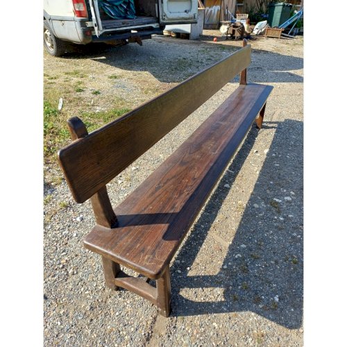 Paire de Bancs en Chéne Massif