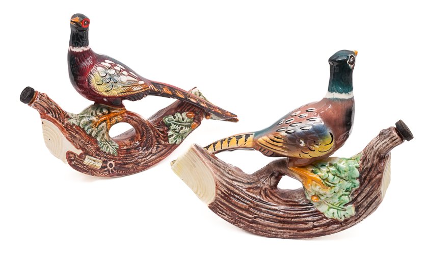 Paire de bouteilles à liqueur par Garnier