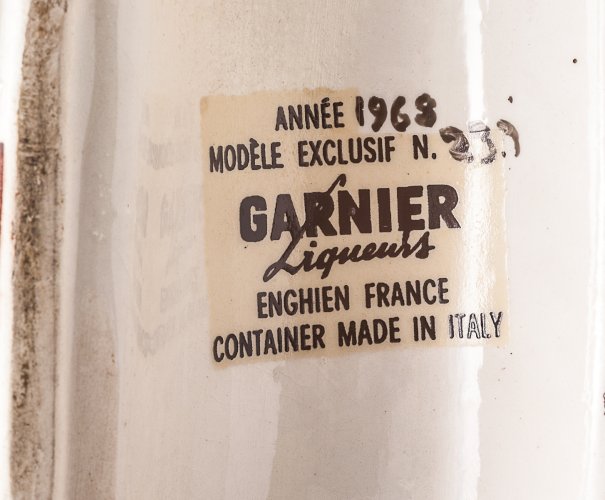 Paire de bouteilles à liqueur par Garnier