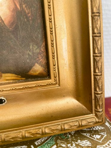 Paire de cadres, peinture sur soie