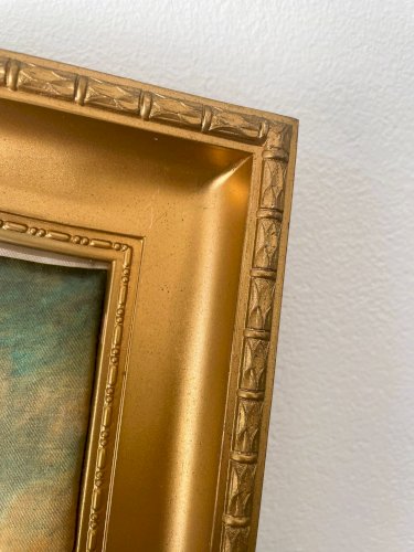 Paire de cadres, peinture sur soie