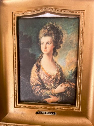 Paire de cadres, peinture sur soie