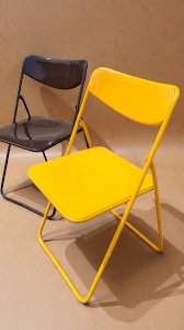 Ikea folding chair pair 1980s