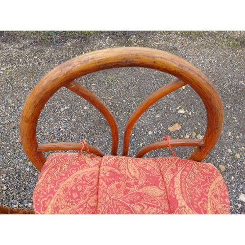 Paire de Chaises en Rotin Vintage