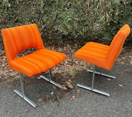 Paire de chaises Georges Frydman