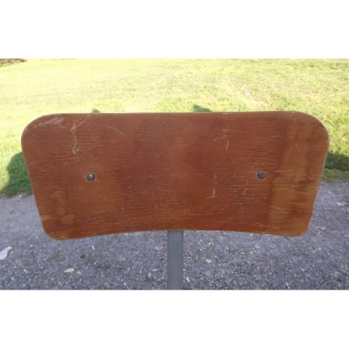 Paire de Chaises industrielles Fer et Bois