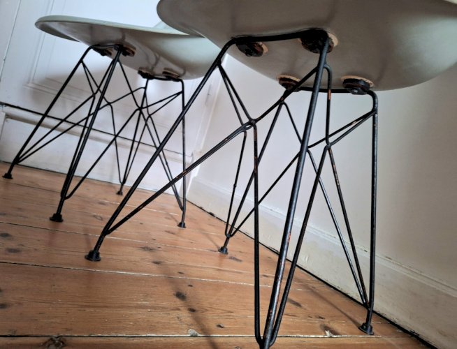 Paire de chaises vintage Miroslav Navratil pour Vertex, meubles sièges anciens