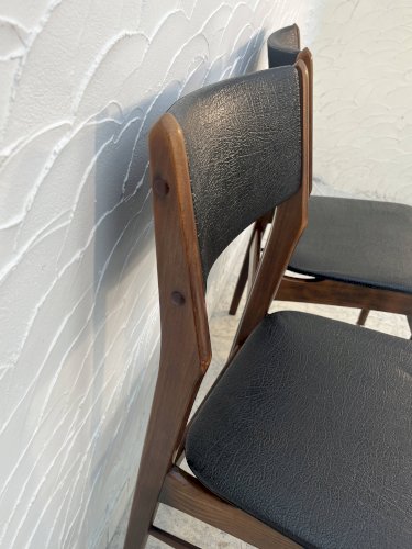 Paire de chaises vintage style scandinave années 60